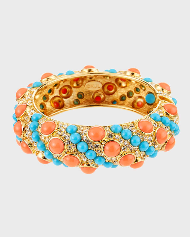 Hinged Rhinestone Bracelet